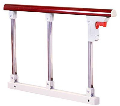 Klappbares Bettgitter für ältere Menschen und Erwachsene, tragbar, Sicherheitsbettgitter, Griffbarriere mit Stoßstange