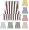GX GARGIX Tenda da Sole a Strisce con Anelli, per Balcone, Veranda e Giardino, con Frange, Resistente, Vari Colori e Misure (Tv/Bordeaux, 150x290Cm)