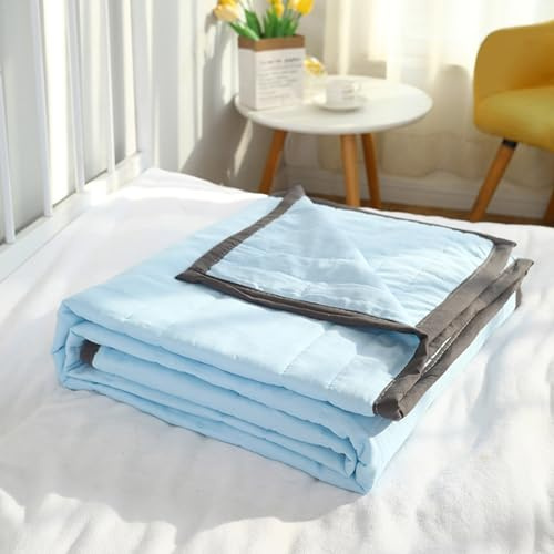 Kühldecke Bett Sommerdecke 170x200cm , Kühldecke zum Schlafen mit Arc-Chill 3.0 Q-Max 0.5 Kühlfasern, 2 in1 Selbstkühlende Decke Leichte Kuscheldecke für Menschen Doppelseitige Verwendung Wohndecke