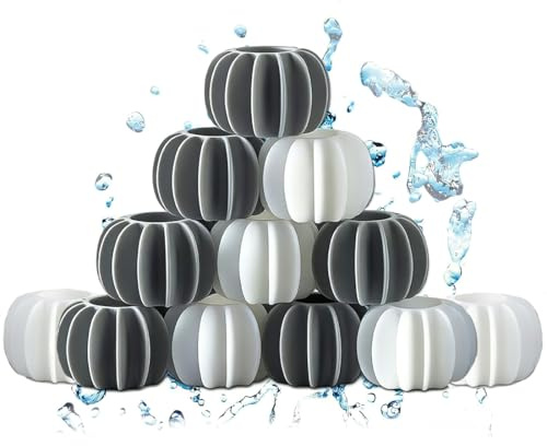RVYEIOP 12 unidades Bolas para secadora, Bolas para secadora para secadora, para chaquetas de plumón, secadora, bola para secadora, pelotas de tenis, lavadora, bolas de plumón para lavadora.