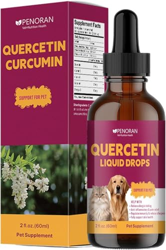 Quercetina per Cani e Gatti, Antistaminico, Allevia Allergie Stagionali