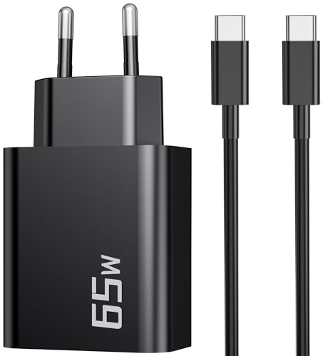 60W/65W Cargador USB C Carga Rapida para Samsung Galaxy S26 Ultra S25 | para Samsung Galaxy S24 S23 S22 FE 5G A57 A56 A55 A16, Note 20 10, Tab S11, Adaptador Super Fast Charger Enchufe + 2M Cable