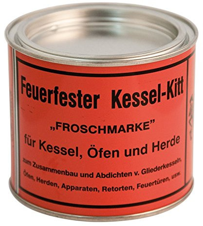 Feuerfester Kesselkitt Froschmarke 1 kg Dose