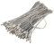 bayite 100 Pieces Stainless Steel Wire Keychain Cables Key Rings Heavy Duty Luggage Tags Loop Label Holder 2mm Twist Shank (Cable Length 10)