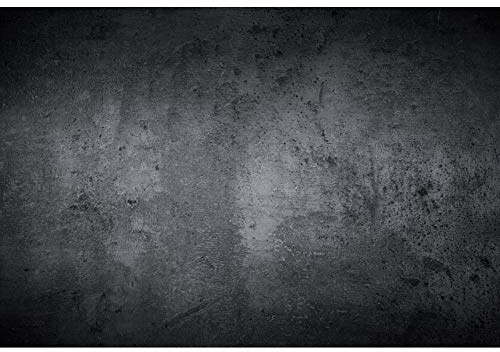 YongFoto 3x2m Vinyl Foto Hintergrund Schwarze Betonoberflächen dunkle Marmorbeschaffenheits Wand Fotografie Hintergrund für Photo Booth Baby Party Banner Kinder Fotostudio Requisiten