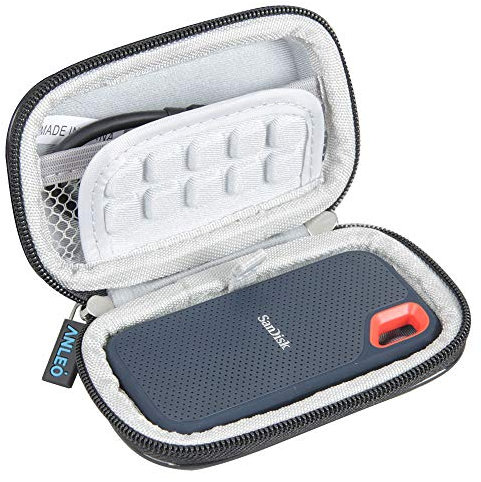 Anleo Hard EVA Travel Case for SanDisk 250GB / 500GB /1TB / 2TB Extreme Portable External SSD