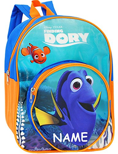 alles-meine.de GmbH Kinder Rucksack - - Findet Nemo/Fisch Dory - incl. Name - Tasche - wasserfest & beschichtet - Kinderrucksack/groß Kind - Mädchen - Jungen - z.B. für K..