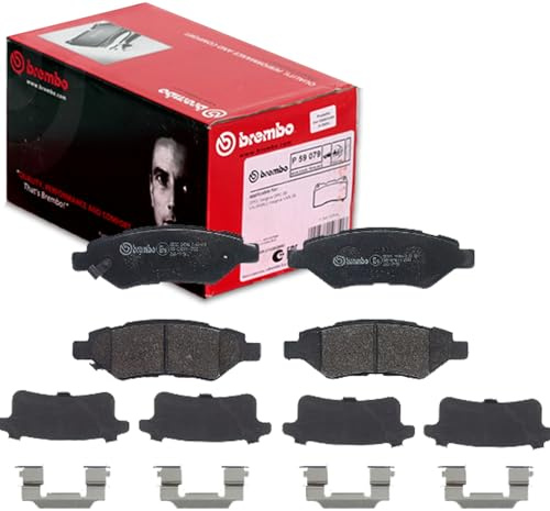 Bremsbeläge Hinten von Brembo mit Zubehör (P 09 014) Bremsbelagsatz Bremsanlage Scheibenbremsbelagsatz, Scheibenbremsbelagsatz, Bremsklötze, Bremsklotz, Beläge, Bremsbeläge,Bremsbelaege