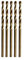 STROTON Brocas de M42 8% Cobalto para Acero Inoxidable y Metal (2,0mm x 5piezas)