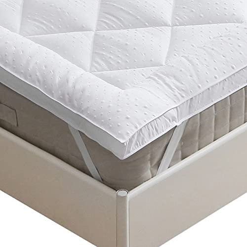 Beedsooth Matratzen Topper 140x200cm weich,Microfaser Topper Gesteppte Matratzenauflage zur Erhöhung des Komforts,Hypoallergene Flauschige Matratzentopper 140x200cm für Boxspringbett und Gästebett