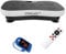 @tec Vitaplate Mini Vibrationsplatte – 200W Motor, 99 Intensitätsstufen, Magnetische Therapie, LCD-Display, Fernbedienung, Kompakt, Ideal für Muskeltraining incl. Pulsoximeter für den Finger