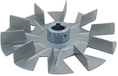 Convection oven fan blade replacement for ventilated oven fireplace stove impeller fan blade cooling