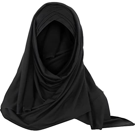 Zhiyao Beanie Damen Muslim Hijab Kopftuch Schal Crash Cap für Frauen