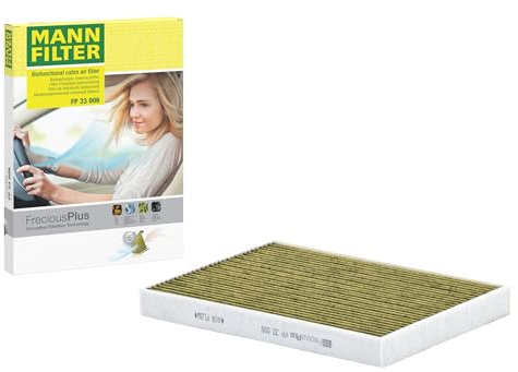 MANN-FILTER FP 33 006 Cabin Air Filter - Pollen Filter with Activated Carbon - for Cars + Transporters