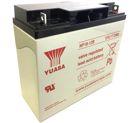 Yuasa 12v-18ah mobility scooter,jump pack,mower replacement battery