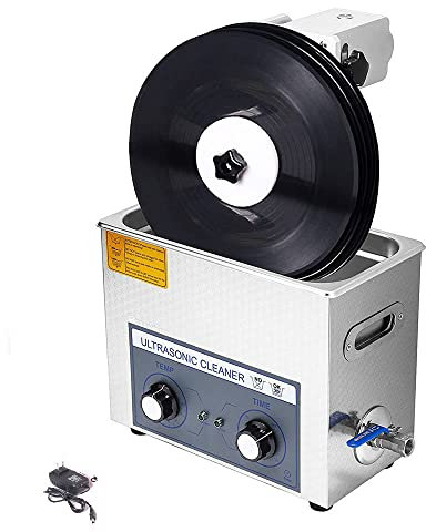 Ultraschall-Schallplattenreiniger, Lift & Lift-Schallplattenwaschanlage, reinigt 1–6 Schallplatten gleichzeitig in wenigen Minuten, sorgt für hervorragende Reinigung, 110 V