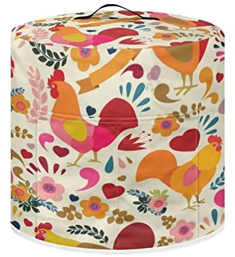 ZIATUBLES Housse pour mijoteuse en forme de coq avec 1 poche pour accessoires, 3 litres