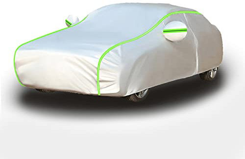 Ansixeay Car Cover Waterproof for DS DS 9 DS 7 DS 9 PHEV DS 3 EV DS 3, Car Cover Waterproof Breathable, 6 Layers Full Car Cover UV Snow Dust All Weather Protection(Color:C,Size:DS 3 EV)