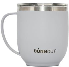 BurnOut Home & Office Tasse, 340 ml, Weiß