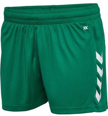 hummel Womens hmlCore Xk Poly Shorts, Green, Small