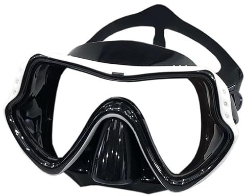 Taucher Brille mit großem Rahmen Silikon Maske voll trockene Schnorchel Maske Kinder Taucher Brille für Erwachsene