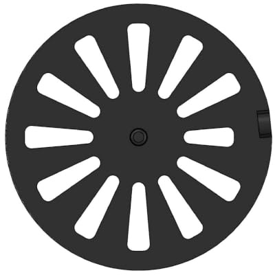 Kaminrost - Passend für Scan Kaminofen mit Modellübersicht - Ascherost aus massivem Stahl - feuerfest & hitzebeständig - Kaminrost Feuerrost Kaminofen Rost [Ø 198x15 mm]