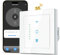 SMARTERCURRY WLAN Rollladenschalter 5GHz Betaversion, [6 Gen] Jalousien Schalter benötigt Nullleiter, Rollladensteuerung kompatibel mit Echo Alexa/Google, 80x80mm, 1 Stück