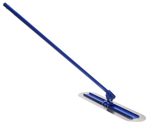 Begoniape Betonverteiler 120 * 30cm Betonglätter Concrete Glättekelle Betonschieber Einstellbarer Betonwerkzeug Kelle Satz Glätten zum von Beton- und Zementböden, Grifflänge 1.8 m
