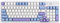 EPOMAKER Cypher 96 Wireless Gaming Keyboard with 8000mAh Battery, Hot Swappable Creamy Keyboard with Numpad and Calculator, RGB Backlit, NKRO for Games/Office (White Blue, Flamingo Switch)