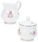 PHENOFICE 2 Pz set zuccheriera lattiera teiera bianca tazza montalatte zuccheriera con coperchio caffettiera funzionale set caffe servizio da the teiera versatile teiera squisita ceramica