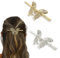 LunarCharm 2 stücke Schmetterling Haarnadel Metall Haar Pins Vintage Hohl Haar Stick Haar Zubehör für Frauen für Dünnes Haar und Dickes Haar