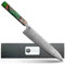 Cuchillo de chef ''Medellin'' 23 cm. Cuchillo de chef premium | Cuchillo de Damasco | Cuchillo de cocina de acero Damasco | Cuchillo japonés | Mango ergonómico de madera | Cuchillo universal.
