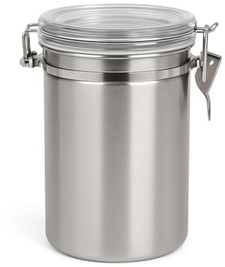 Weedness Grow Aufbewahrung Freshkeeper 1800 ml - Box aus Aluminium Einmachglas mit Deckel Luftdicht Vorratsdose Tabak Kräuter Behälter Pillen