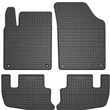 Wielganizator SolidPRO Gummimatten passend für Peugeot RCZ (2010-2015) | Qualität: Premium - Genaue Passform, rutschfest 4-teilig Fußmatten- Schwarz