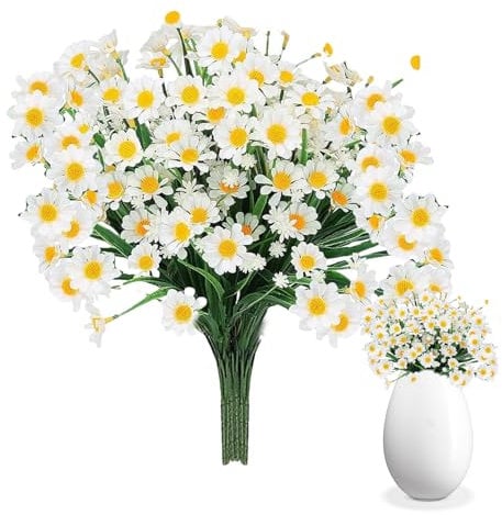 Künstliche Gänseblümchen Wie Echt, Klein Aus Seide und Plastik für Draußen - Artificial Blumen Dekoration