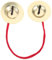 KOMBIUDA Platillos de juguete instrumentos para platillos de mano platillos para platillo pequeño de mano para bailarín mini instrumentos musicales Metal Golden