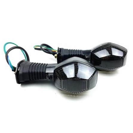 JIANYISR Blinker Motorrad Für Suzu&ki Für GSF 600/650/1200/1250 N/S Für Bandit Für GSF1250SA Für GSX650F Für GSX1250FA Blinker Lampe Blinker Kontrollleuchte(Rauch)