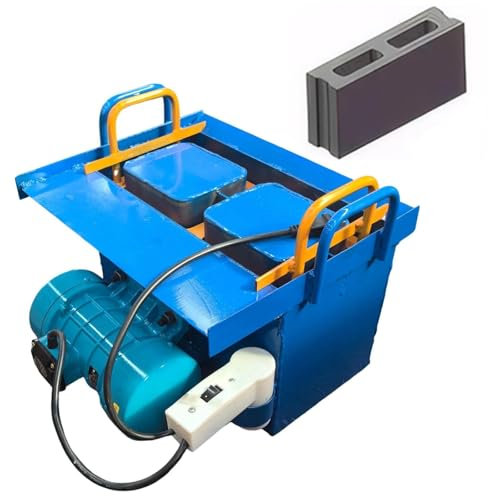 MáQuina Formadora De Bloques De Cemento, MáQuina EléCtrica Para Hacer Huecos Y Moldes Para Bloques De HormigóN Para Muros De ContencióN, Moldes H1-H8, Conformado RáPido En 45s,H4