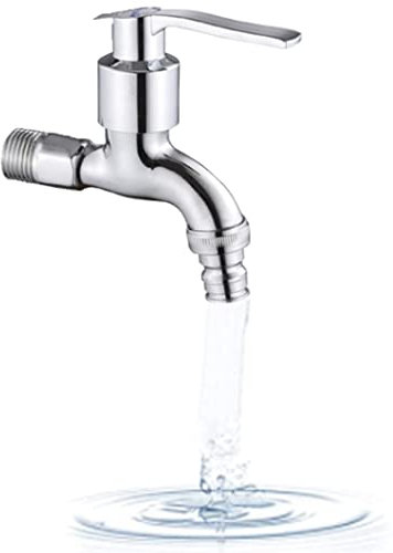 Wasserhahn garten,Amindz1/2 Zoll Wasserzapfstelle,Außenwasserhahn wandmontage,Waschmaschine Wasserhahn,für WC,Gartenwaschbecken