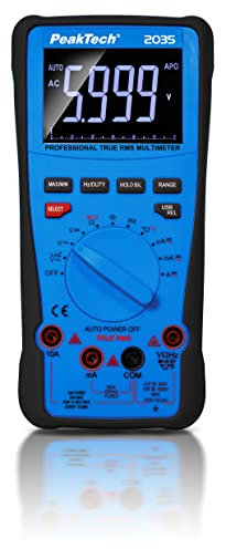 PeakTech 2035 – True RMS 1000 V Digitalmultimeter 6.000 Counts, USB