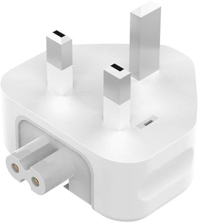 UK Plug for Mac Macbook Charger Adapter, DGTRD 3 Pins Mac Duckhead AC Power Adaptor Converter Wall Plug Replace Head with Fuse, for MacBooks Pro Air iBook iPod iPad iPhone Power Adapter etc (1 Pack)