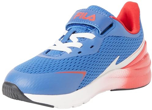 FILA Unisex Kinder Laufschuh Crusher V Kids, Blue Quartz Fila Red, 31 EU