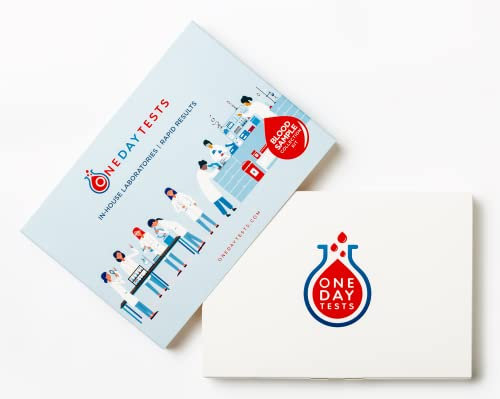 Blood Test at Home: Iron Blood Test by OneDayTests | Private and Accurate Results in 1-2 Days | in-House CQC Laboratory