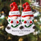iDIY Personalisierte Weihnachtsdeko Familie - Personalisierte Weihnachtskugeln Name, Christbaumkugeln Selber Gestalten, 2 Zwerges