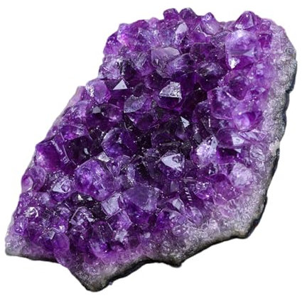 Mzshne Rocce di Cristallo di Ametista Naturale Taglio delle Pietre di Cristallo di Quarzo Reiki Witch per l'energia positiva
