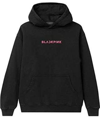BLACKPINK Sweat-Shirt À Capuche Rose Venom Group Photo Nouveau Officiel Unisex Size XXL