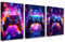 Walarky Gaming Wall Art Bright Colored Video Game Console Paint Artwork Pink Wall Art Prints Poster for Boys Room Office Workplace Gaming Enthusiast Home Wall Decor Stretched Easy to Hang 42”Wx20”H