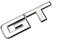SCHAAN 3D Metall Schwarz Rot Silber Auto Kofferraum Aufkleber Emblem Logo GT Aufkleber Passend for Ford Mustang Autozubehör Autoaufkleber (Color : Silver)