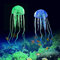 FDCGAS aquarium deko - 2pcs Glühende Qualle Fischtank Dekorationen,schwimmende Quallen Ornament Aquarium Dekoration Simulation Silikon Wasserorganismen für Aquarium Fisch Tank Glow Ornament