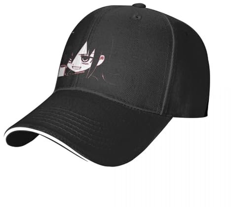 QFLLQLFF Basecap Tomoko Watamote Manga Icons Baseball Cap Streetwear Wild Ball Hut Damen Golf Kleidung Herren Geschenk
